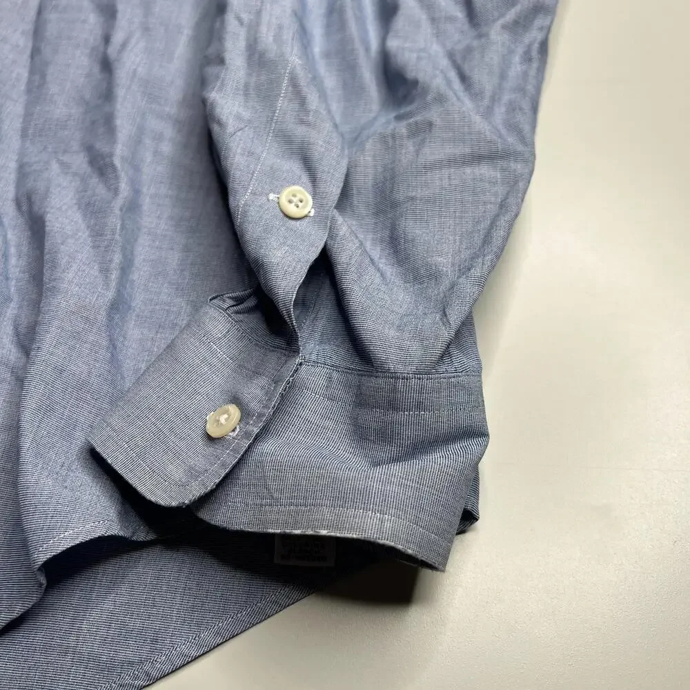 Lot 2 Ralph Lauren Men’s XL Button Down Shirts Blue & Green‎ Plaid 100% Cotton - Picture 13 of 14